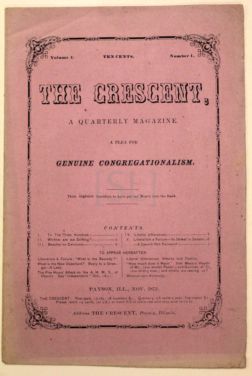 Crescent, A Quarterly Magazine