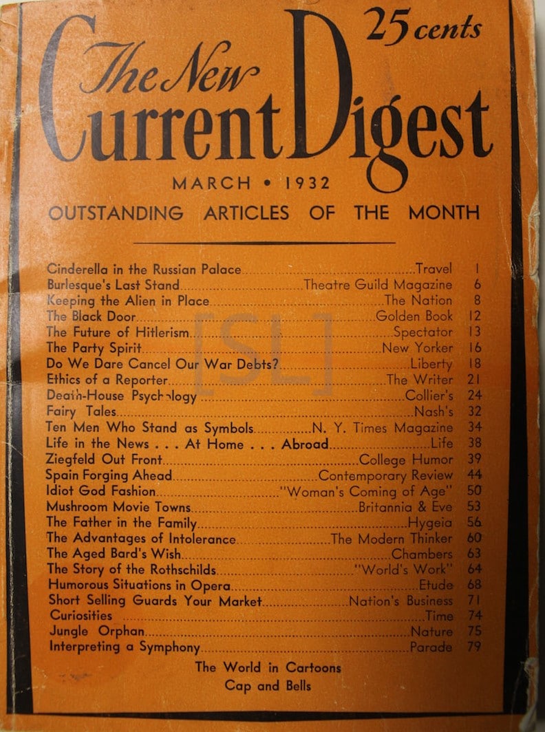 New Current Digest
