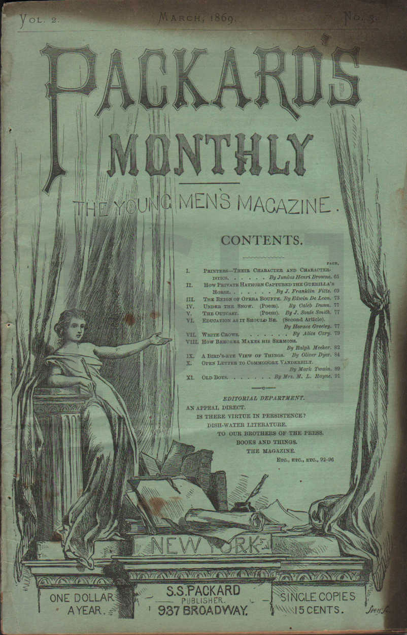 Packard’s Monthly