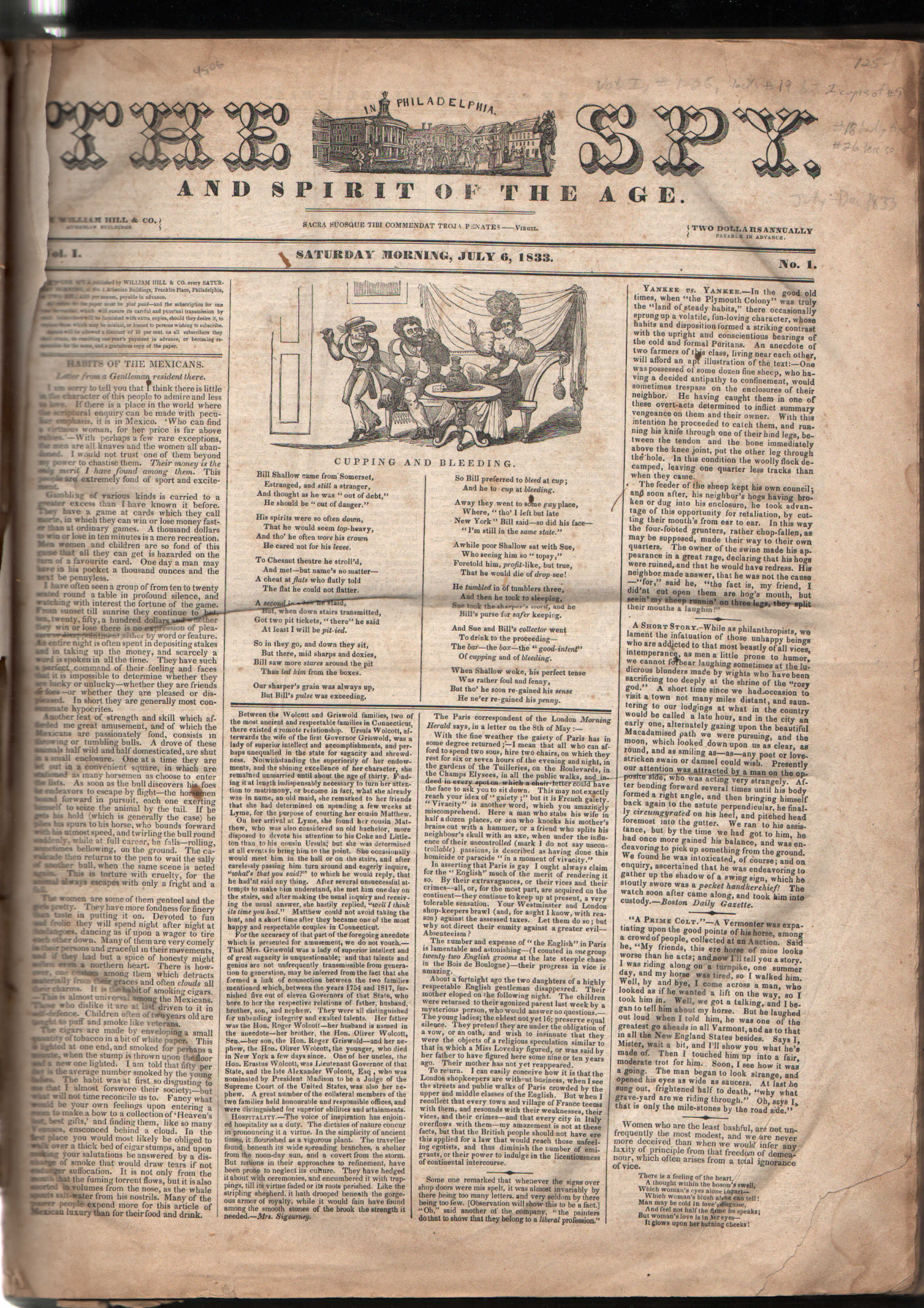 Spy. And Spirit of the Age