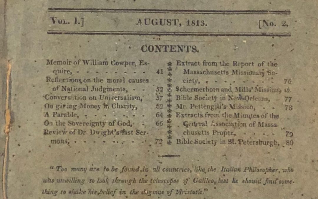 Utica Christian Magazine