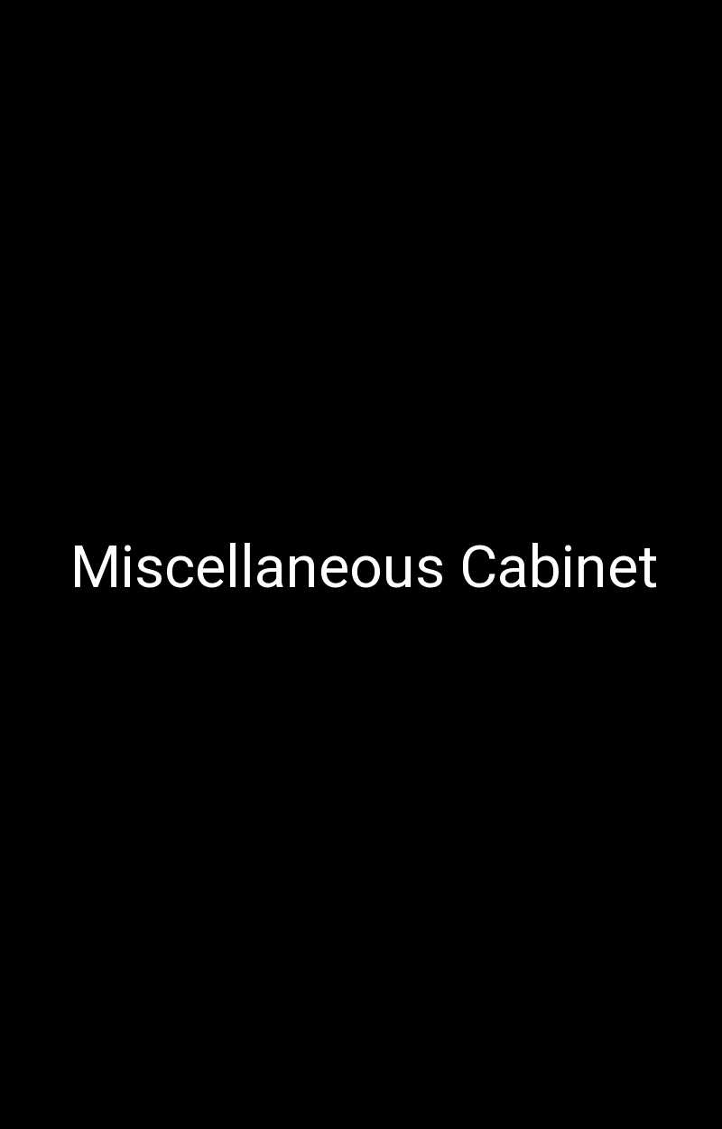 Miscellaneous Cabinet