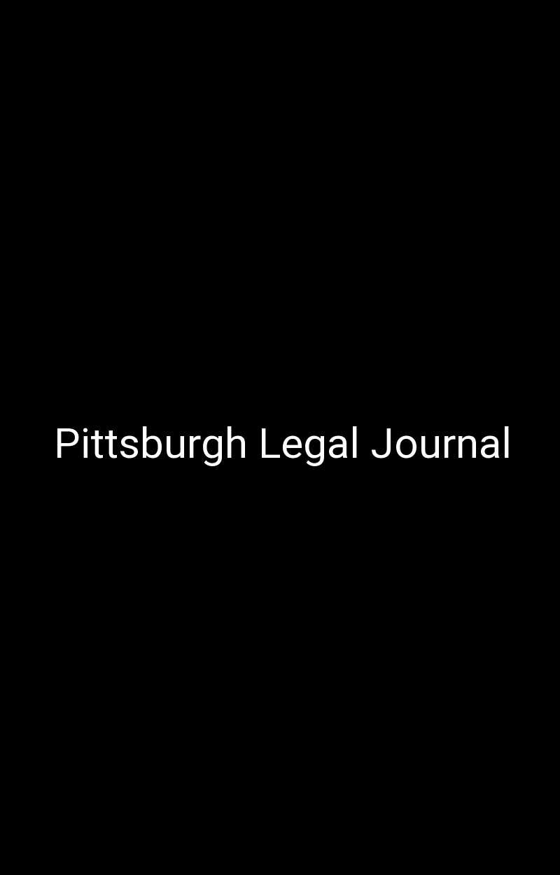 Pittsburgh Legal Journal